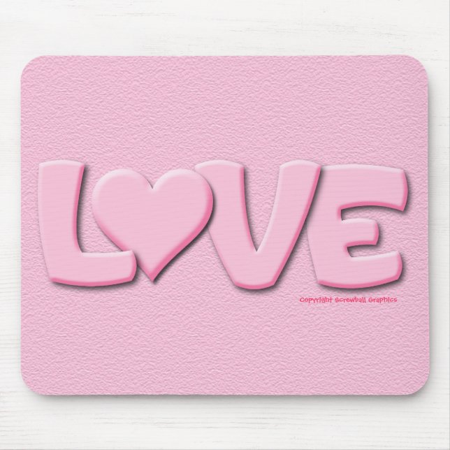Alfombrilla De Ratón Love Mousepad (Frente)