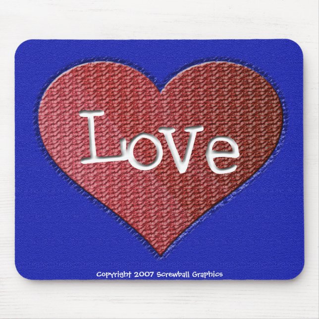 Alfombrilla De Ratón Love Mousepad (Frente)