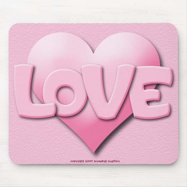 Alfombrilla De Ratón Love Mousepad (Frente)