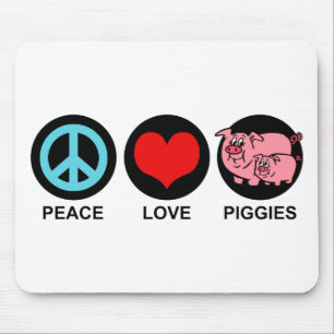Alfombrilla De Ratón Love Piggies Mousepad
