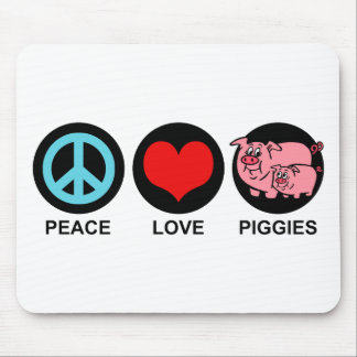 Alfombrilla De Ratón Love Piggies Mousepad