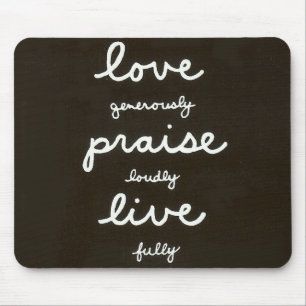 Alfombrilla De Ratón Love-Praise-Live