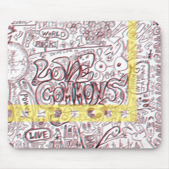 ALFOMBRILLA DE RATÓN LOVECOMMONS　マウスパッド (Frente)