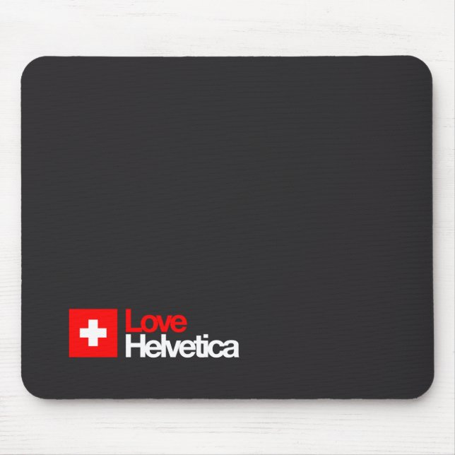 Alfombrilla De Ratón LoveHelvetica MousePad 001 (Frente)
