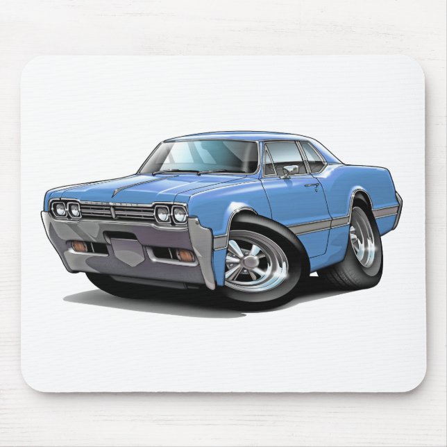 Alfombrilla De Ratón Lt 1966 del machete de Olds Blue Car (Frente)