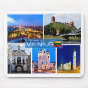 Alfombrilla De Ratón LT Lituania - Vilnius -