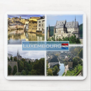 Alfombrilla De Ratón LU Luxembourg - Alzette -