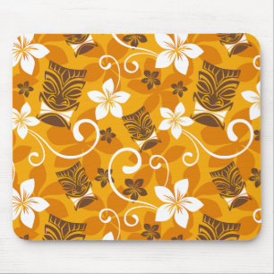ALFOMBRILLA DE RATÓN LUAU TIKI PATTERN (NARANJA)