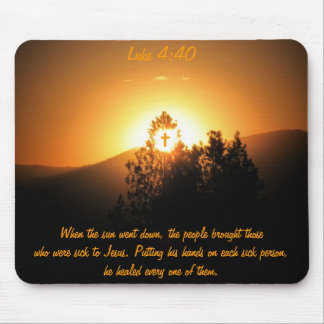Alfombrilla De Ratón Lucas 4:40 Sanó a todos