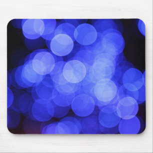 Alfombrilla de ratón Luces Azules Borrosas