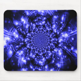 Alfombrilla De Ratón Luces Azules Brillantes