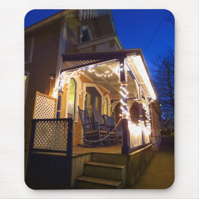 Alfombrilla De Ratón Luces de vacaciones y rockeros - Viñetería de Mart (Frente)