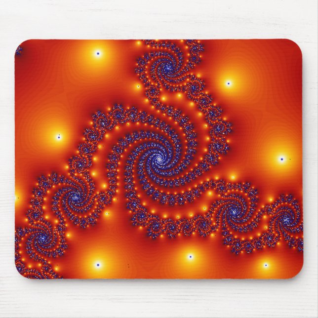 Alfombrilla De Ratón Luces que remolinan Mousepad (Frente)