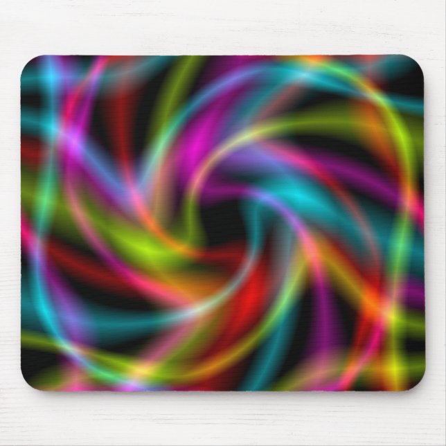Alfombrilla De Ratón Luces Tubulares Mousepad (Frente)