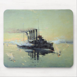 Alfombrilla De Ratón Lucha de Askold del crucero
