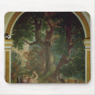Alfombrilla De Ratón Lucha entre Jacob y el ángel, 1850-61