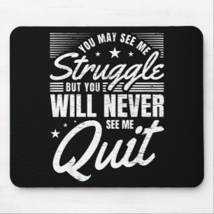 Alfombrilla De Ratón Lucha motivacional de entrenamiento I Frases de gi