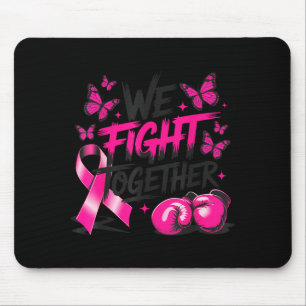 Alfombrilla De Ratón Luchamos Juntos Guantes de Lucha Cáncer de Mama Aw