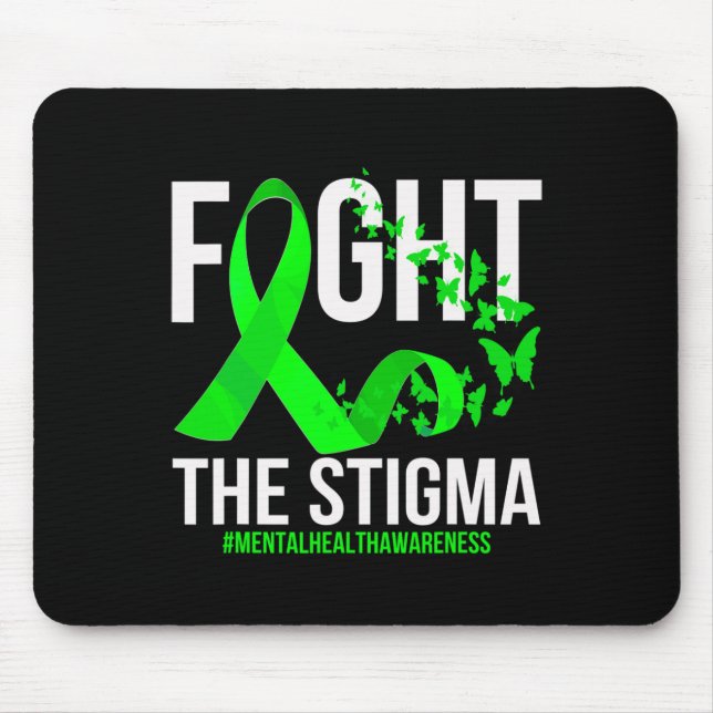 Alfombrilla De Ratón Luchar Concienciación sobre el estigma en la salud (Frente)