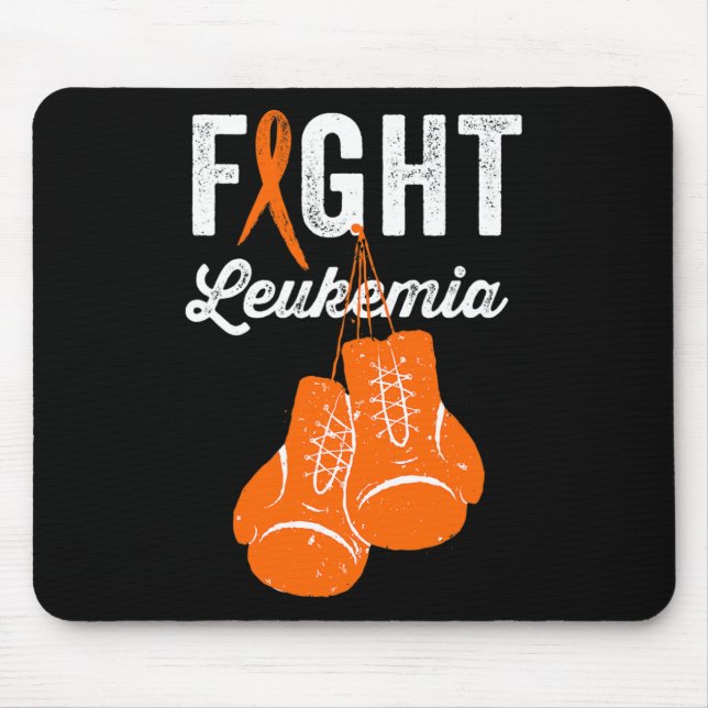 Alfombrilla De Ratón Luchar contra la leucemia Guerrero Concienciación  (Frente)