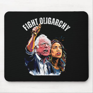 Alfombrilla De Ratón Luchar Contra La Oligarquía Bernie Sanders Y Aoc L
