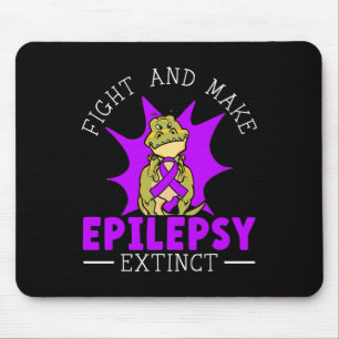 Alfombrilla De Ratón Luchar Y Hacer Que La Epilepsia Extintiva Concienc