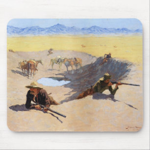 Alfombrilla De Ratón Luche para el ~ Federico Remington del agujero de