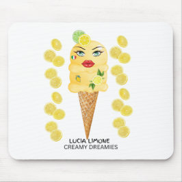 Alfombrilla De Ratón Lucia Limone Gelato Sueños Cremosos