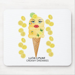 Alfombrilla De Ratón Lucia Limone Gelato Sueños Cremosos