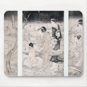 Alfombrilla De Ratón Luciérnagas de la caza en el anochecer, 1796-97