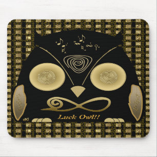 Alfombrilla De Ratón Luck Owl!! eXi