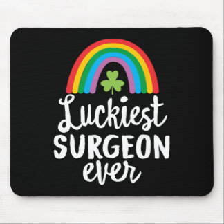 Alfombrilla De Ratón Luckiest Surgeon Ever St Patrick Day Shamrocks 