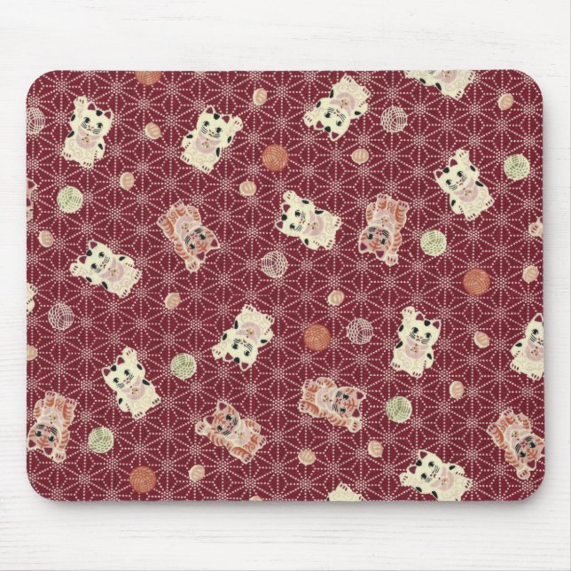 Alfombrilla De Ratón Lucky Cat Mouse Pad (Frente)