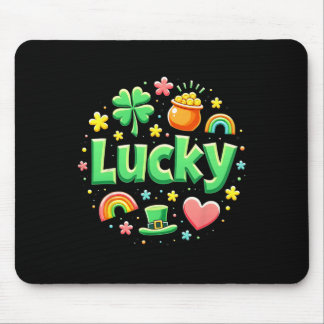 Alfombrilla De Ratón Lucky Charm Patricks Day Pot Of Gold Irish Shamroc