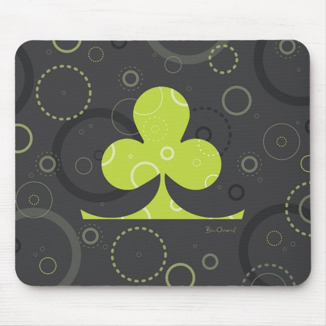 Alfombrilla De Ratón Lucky Irish Shamrock Mousepad (Frente)