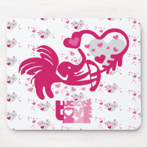 ALFOMBRILLA DE RATÓN LUCKY LOVE ELEPHANT CUPID ELEPHANT BY MASANSER