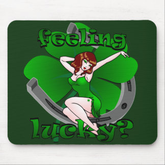 Alfombrilla De Ratón Lucky Mousepad Lucky 50s Pinup Chica Mousepad