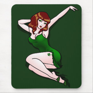 Alfombrilla De Ratón Lucky Mousepad Lucky 50s Pinup Chica Mousepad