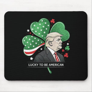 Alfombrilla De Ratón Lucky Presidente Trump - Trébol de Cuatro Hojas Ir