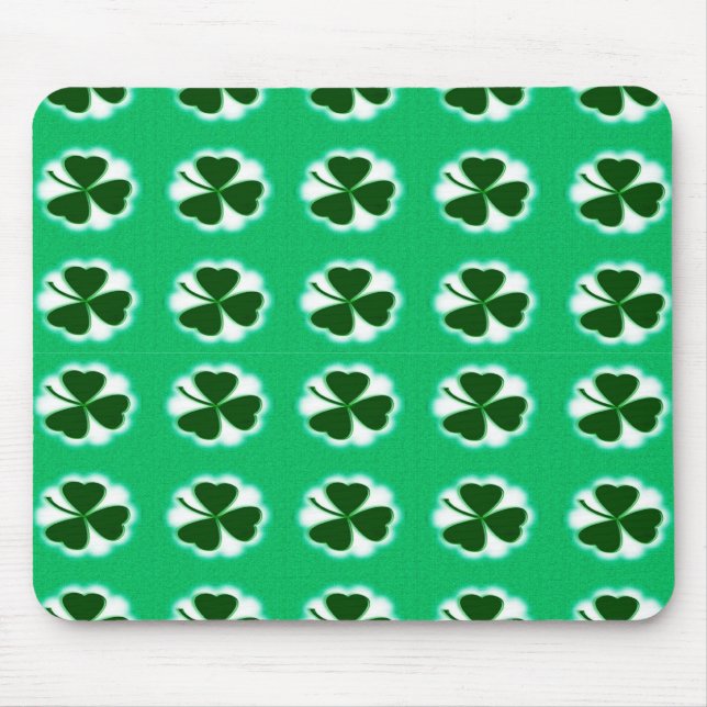 Alfombrilla De Ratón Lucky Shamrock (Frente)