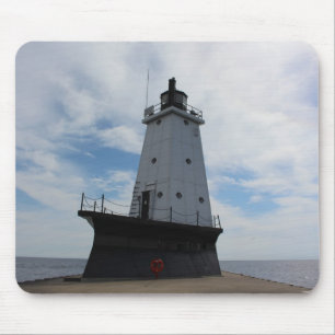 Alfombrilla De Ratón Ludington Michigan Lighthouse mousepad