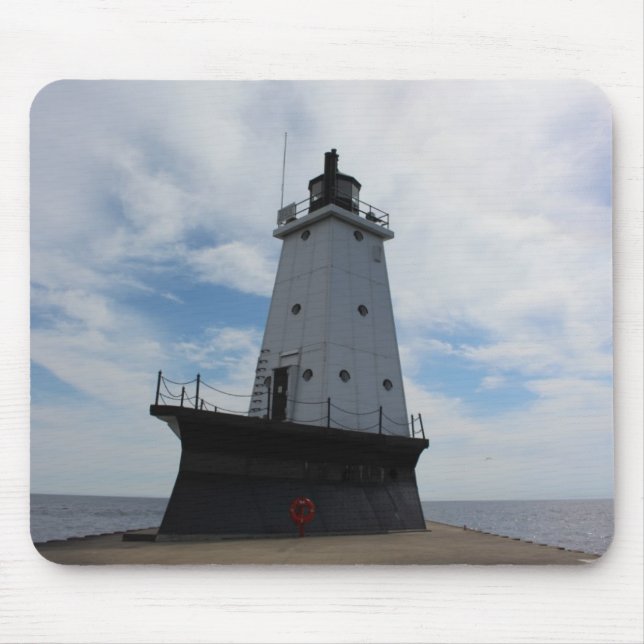 Alfombrilla De Ratón Ludington Michigan Lighthouse mousepad (Frente)