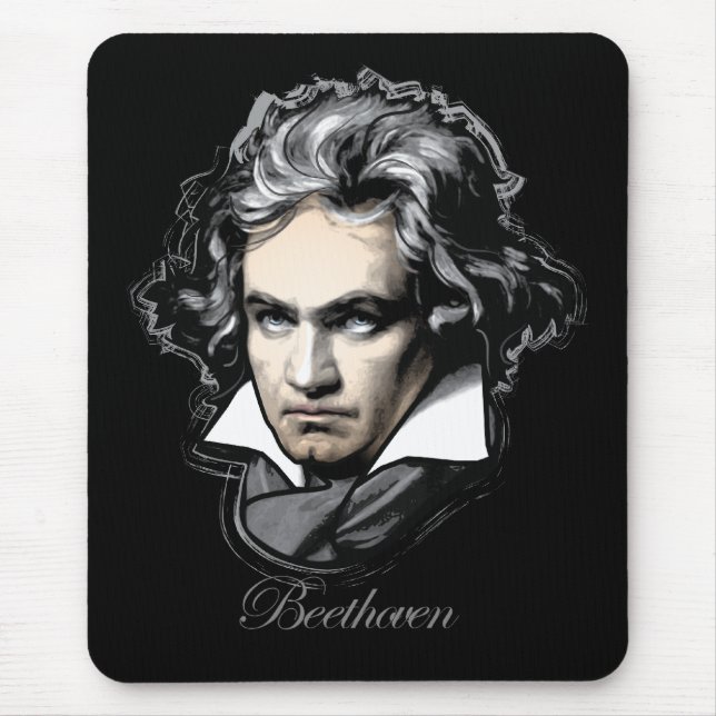 Alfombrilla De Ratón Ludwig van Beethoven (Frente)