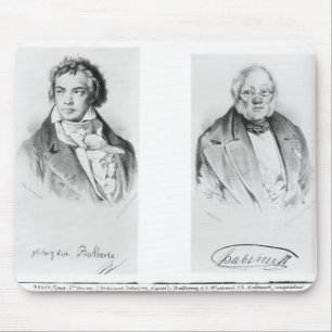 Alfombrilla De Ratón Ludwig van Beethoven y Francois-Antoine Habeneck