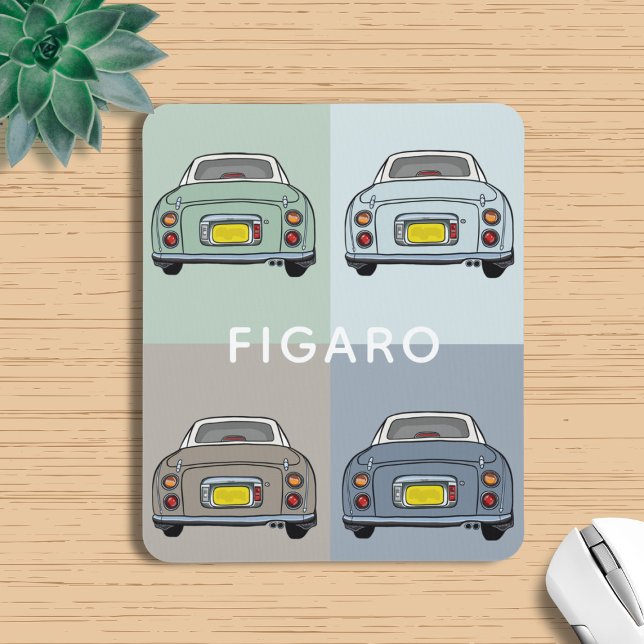 Alfombrilla De Ratón Lugares de Figaro (Love all the colours of figaro cars and need a mouse mat? Add your name to this one!)