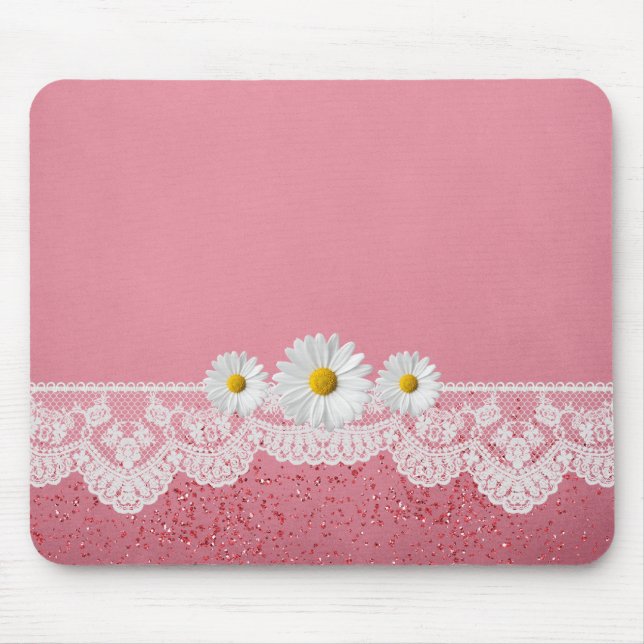 Alfombrilla De Ratón Lujo Romántico Lace Mousepad (Frente)