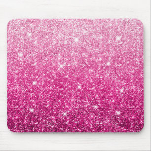 Alfombrilla De Ratón Lujo rosa ombre brillante