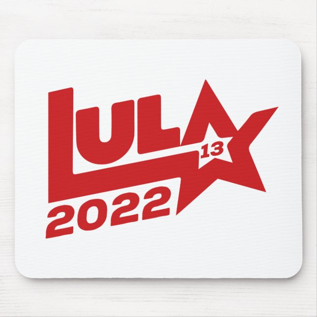 Alfombrilla De Ratón Lula 2022 13 PT Presidente Brasil (Frente)