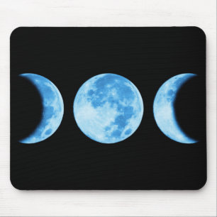 Alfombrilla De Ratón Luna de tres fases