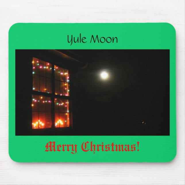 Alfombrilla De Ratón Luna de Yule (Frente)